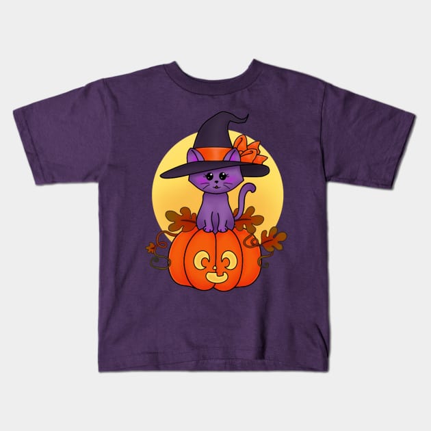 Halloween Friends Kids T-Shirt by Redheadkls